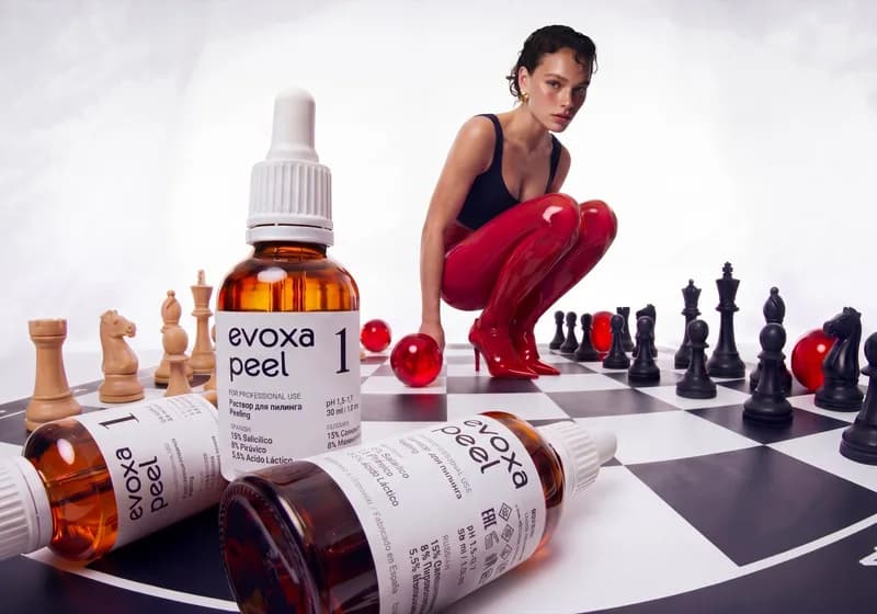 Профессиональная система EVOXA и композиция с формулами EVOXA PEEL